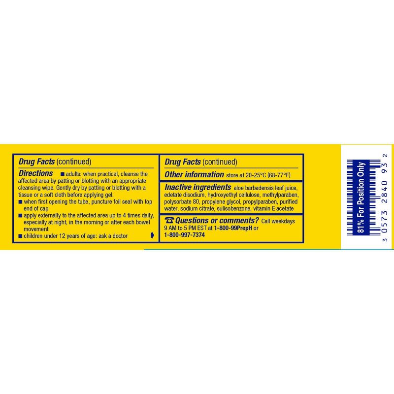 Preparation H Hemorrhoidal Cooling Gel - 0.9oz