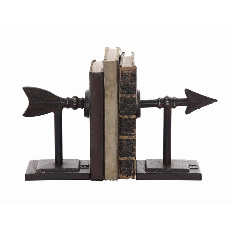 Metal Arrow Bookends Set of 2 (3-1/2"H)
