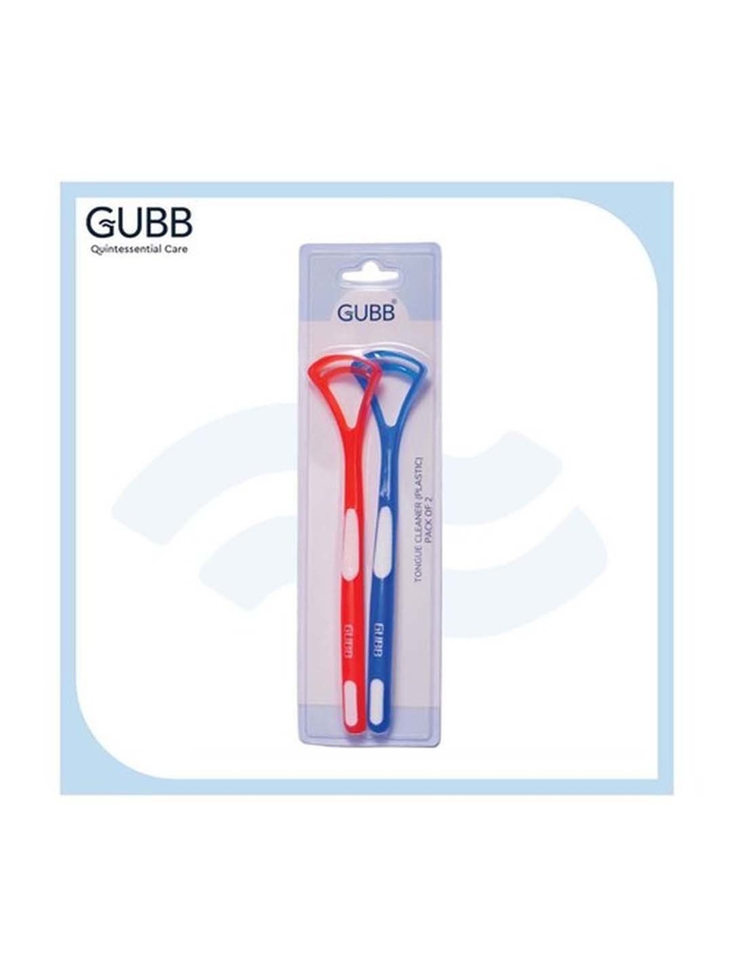 GUBB Plastic Tongue Cleaner - 2 Pcs