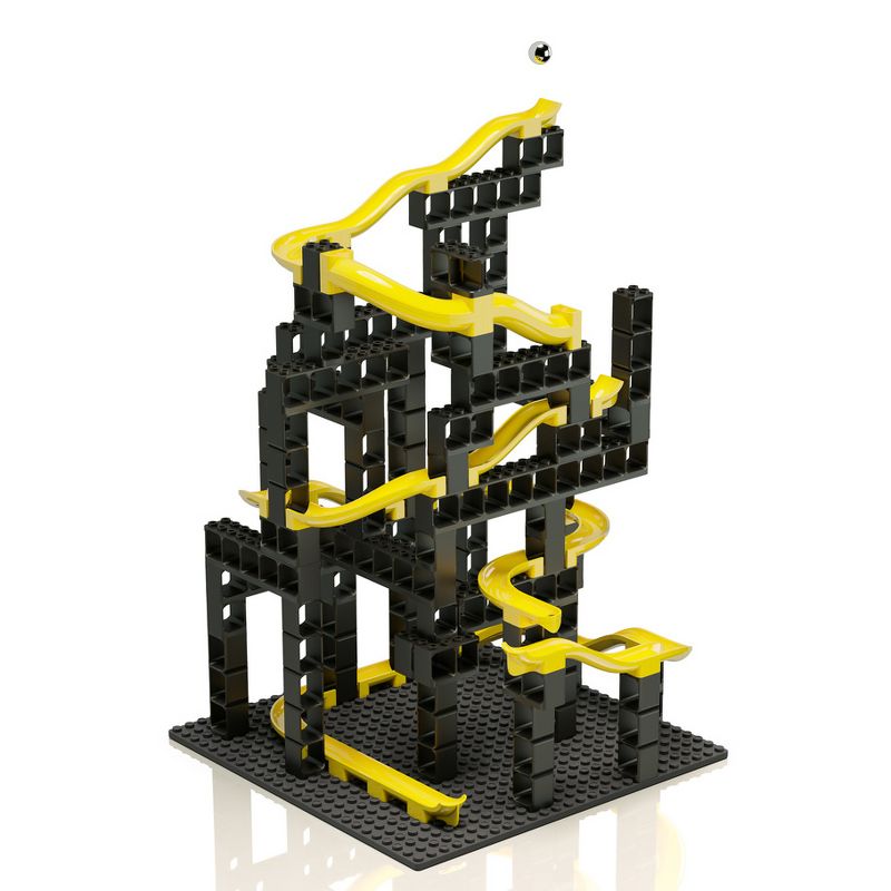 Hubelino Pi Advanced Marble Run - Medium 99 Piece Starter Set