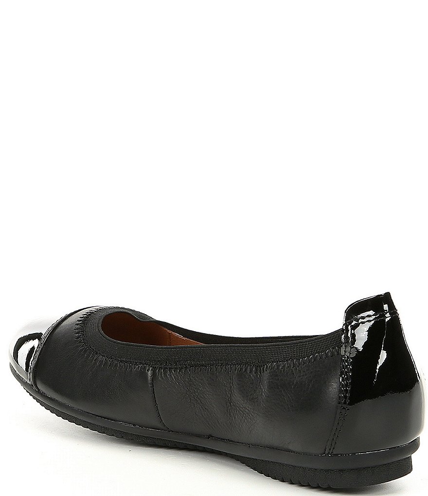 Josef Seibel Pippa 07 Patent Cap-Toe Leather Flats