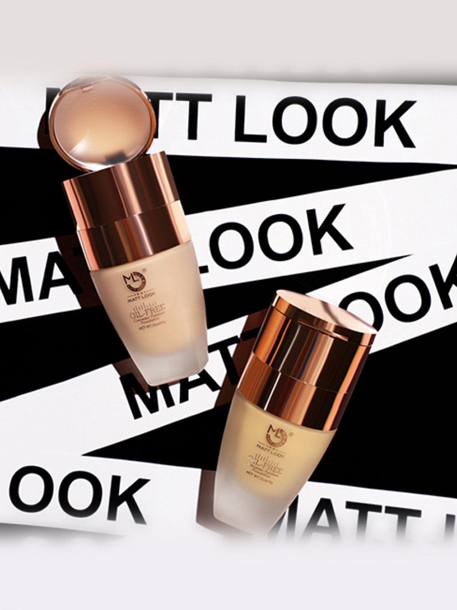 Matt Look Oil-Free Concealer Flawless Foundation 05 Beige - 43 gm