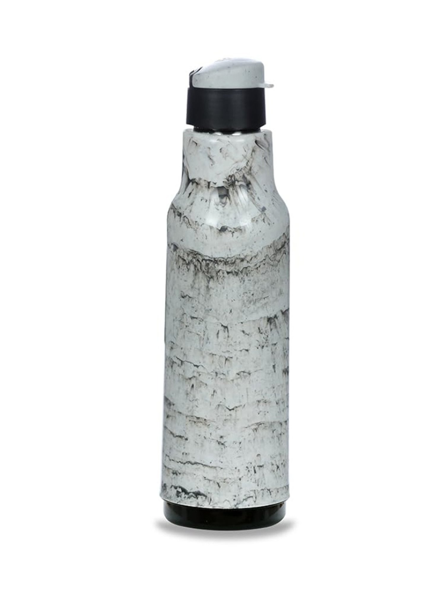 Varmora Sofia White Stainless Steel Water Bottle - 600 ml