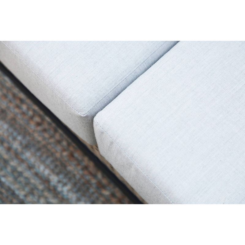 Hudson 4pc Sectional Seating Set with Sunbrella - Canopy Home and Garden