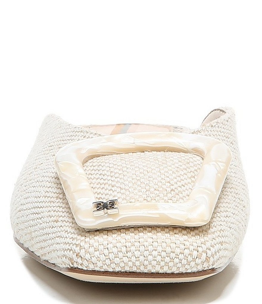 Sam Edelman Lavina Fabric Bit Buckle Mules