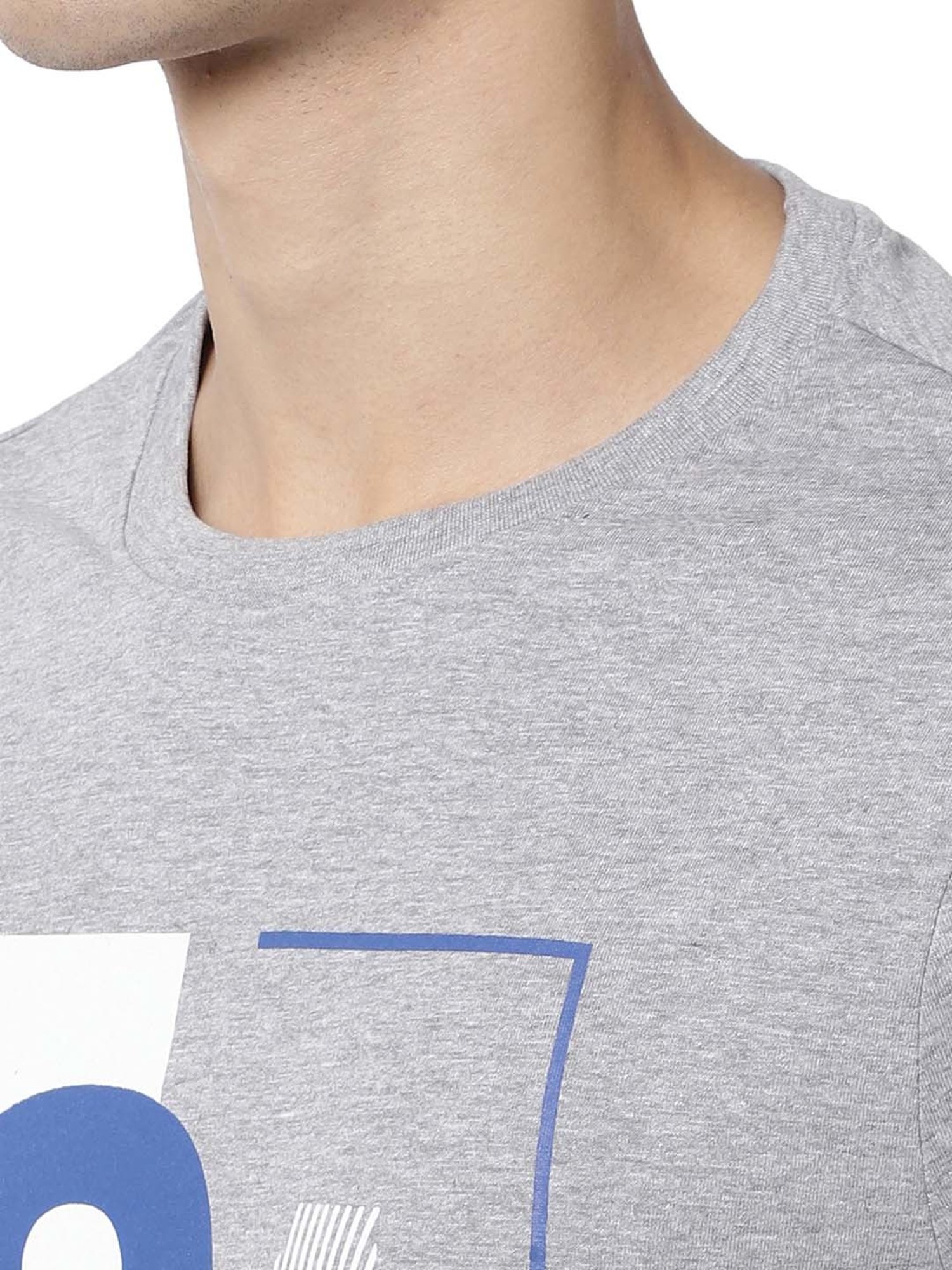 AD by Arvind Grey Crew T-Shirt