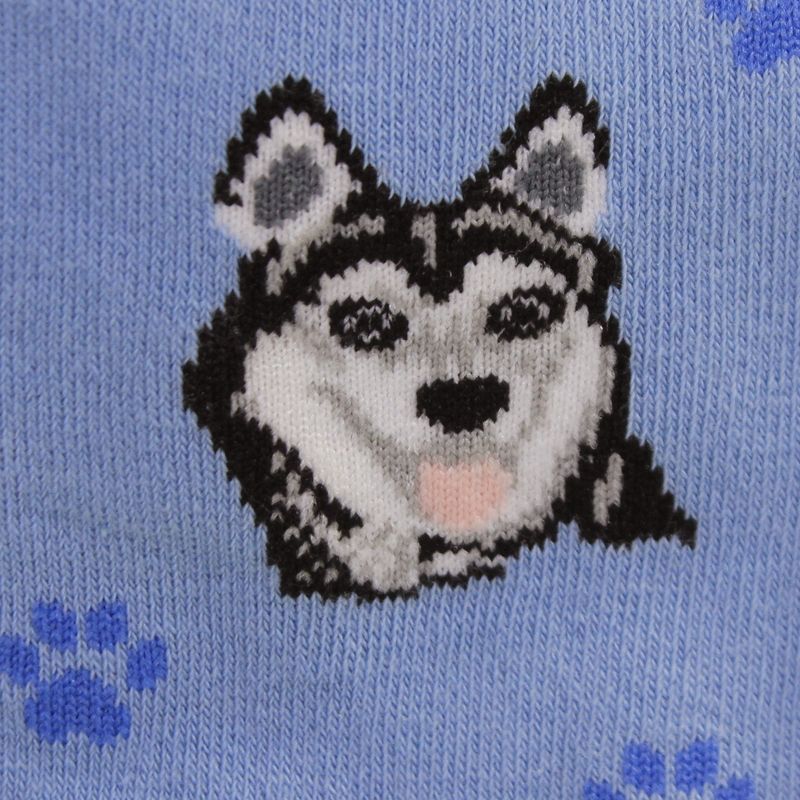 Novelty Socks 15.25" Siberian Husky Socks Premium Quality E & S Pet  -  Socks