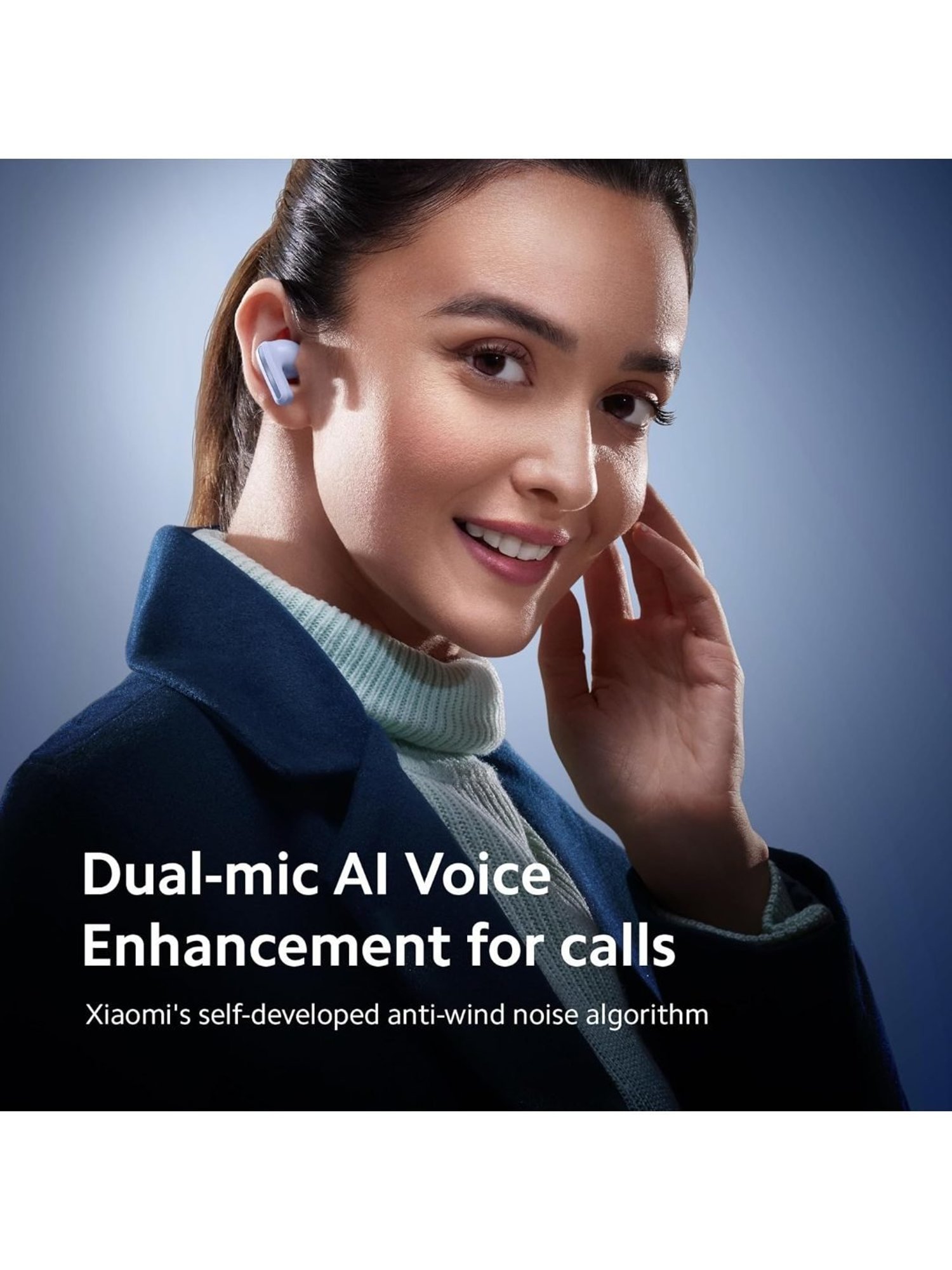 Redmi Buds 5 In Ear BT Earbuds with Upto 46dB Hybrid Noise Cancellation (Fusion White, TWS)