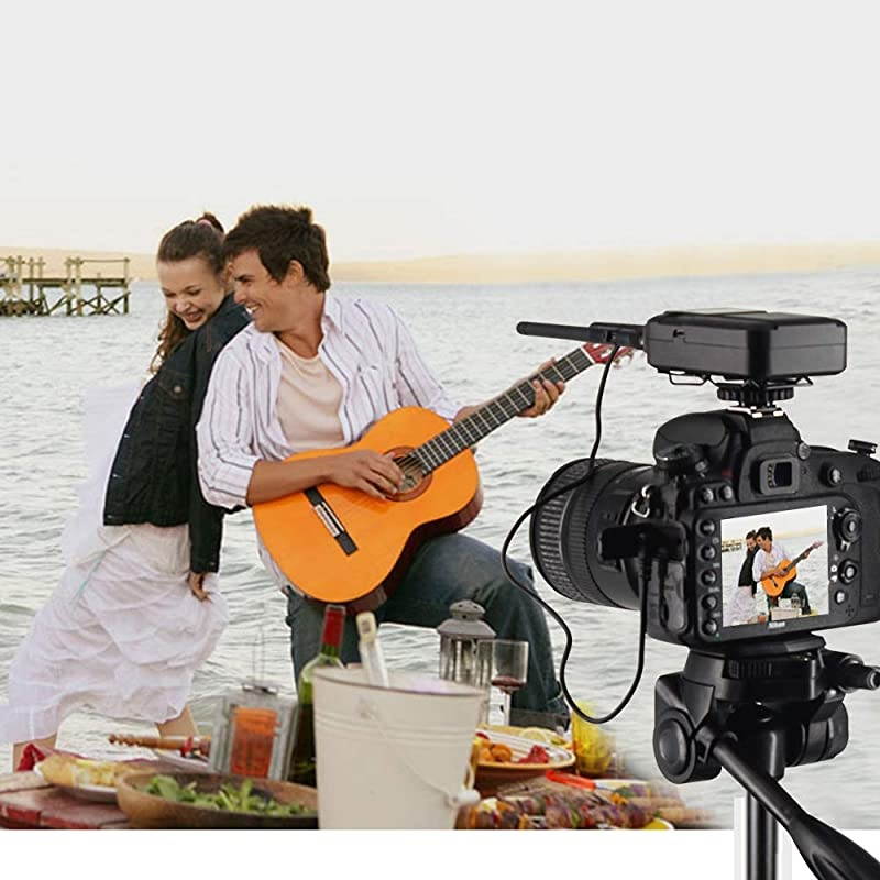 Lavalier Microphone System, YC-WM600 100 Channels UHF Microphone System Includes Portable Receiver, Bodypack Transmitter (328-Foot Range)