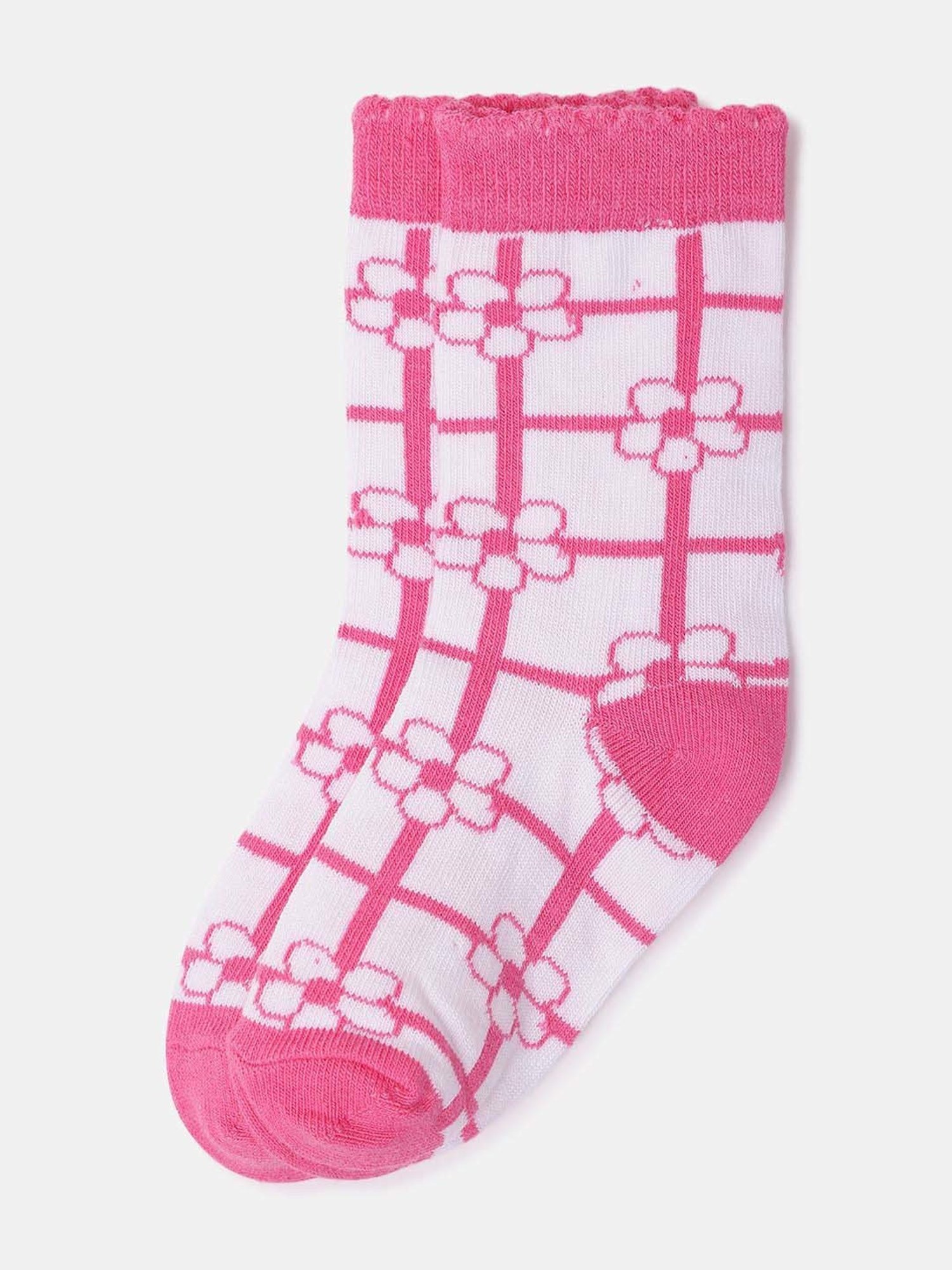 Blue Giraffe Pink & White Cotton Set of 1