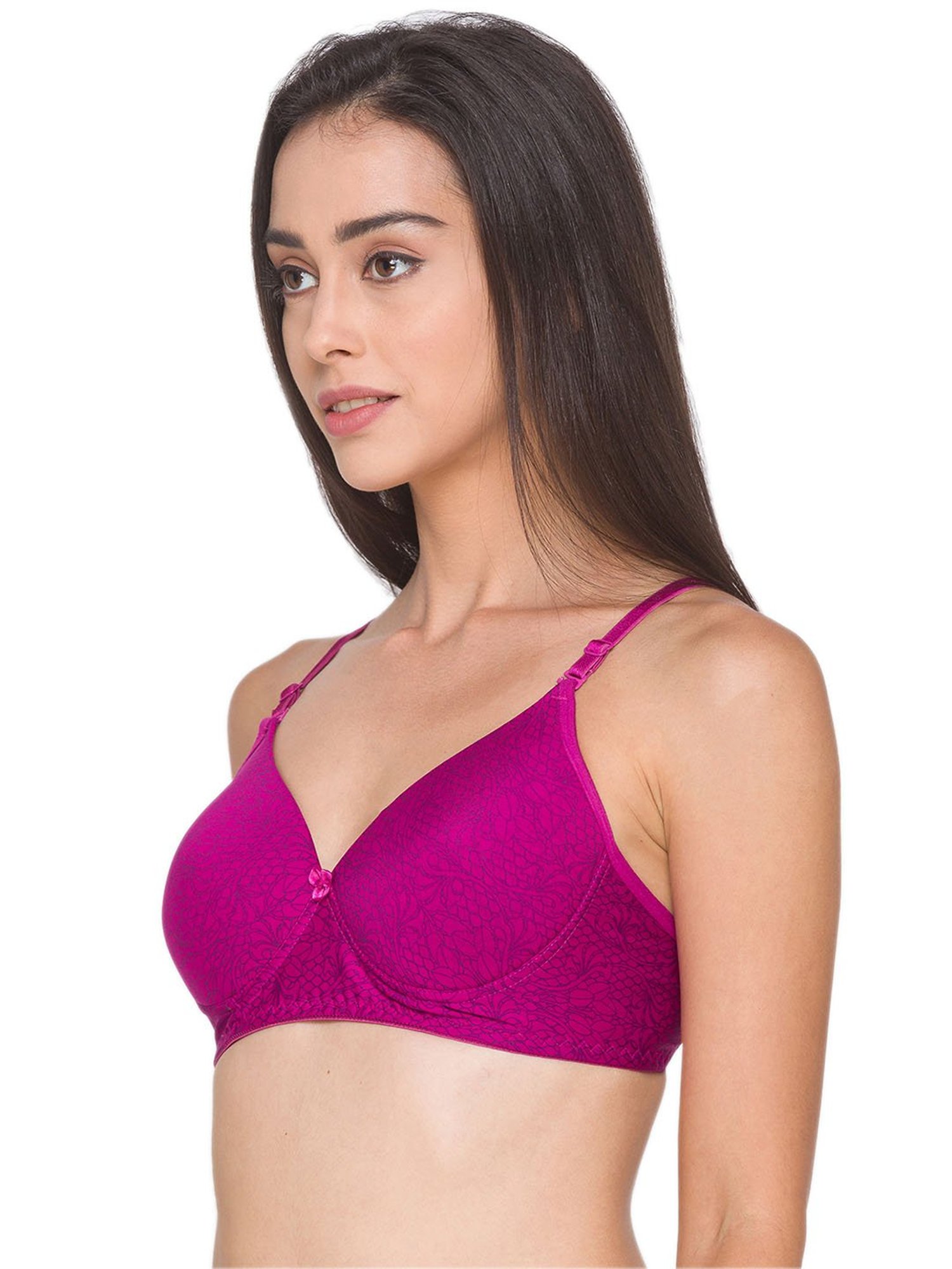 Candyskin Pink Non Wired Padded Everyday Bra