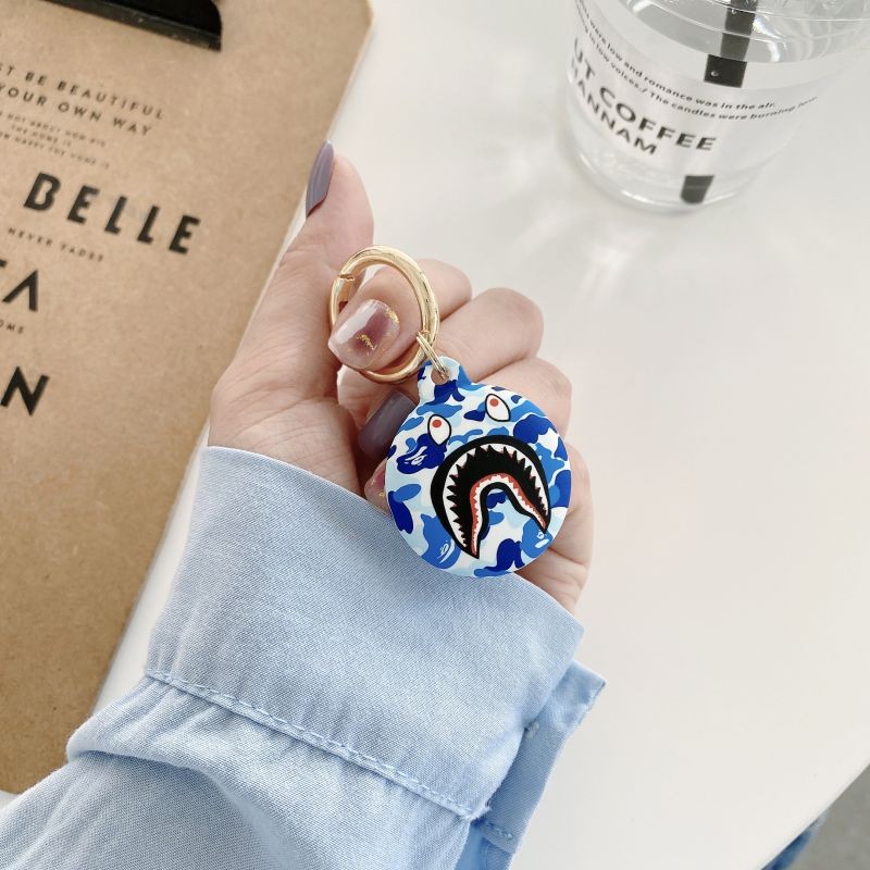 [6 PCS] Silicone Protective Case for AirTags, Tracker Lightweight Soft Protective Skin Cover Accessories with Key Chain Anti-Loss Design Compatible with Apple AirTags 2021