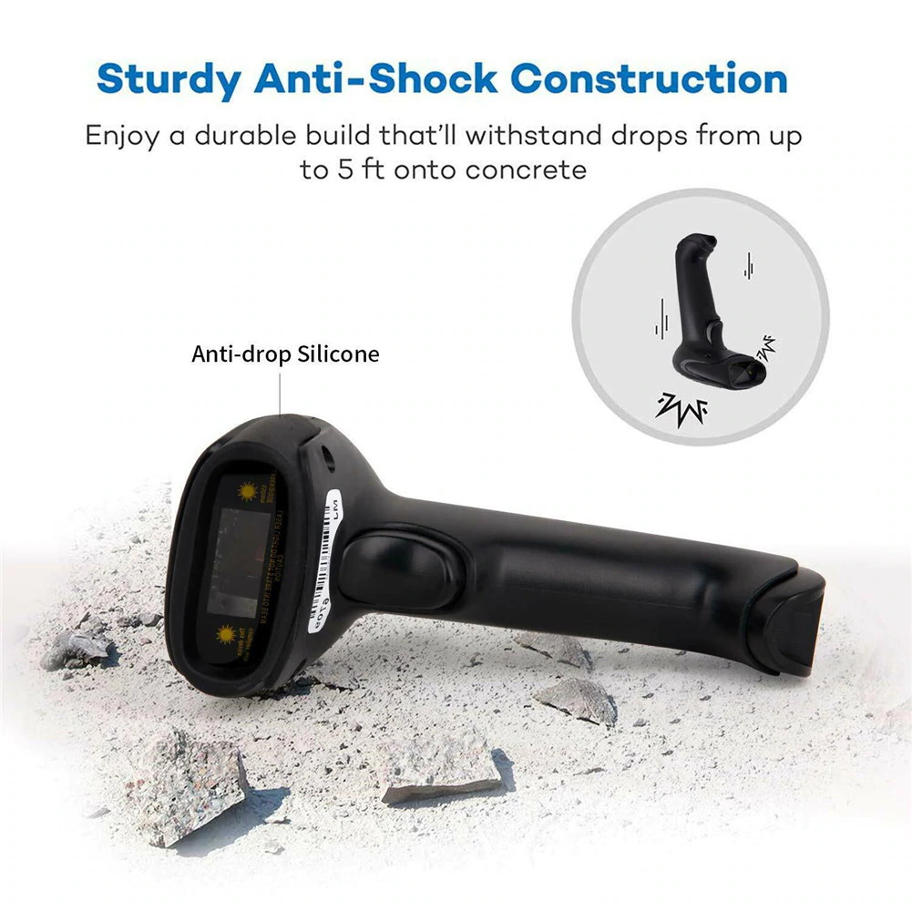 Long Cable Far Distance Ver Motorola Symbol RS409 Wearable Ring Barcode Scanner