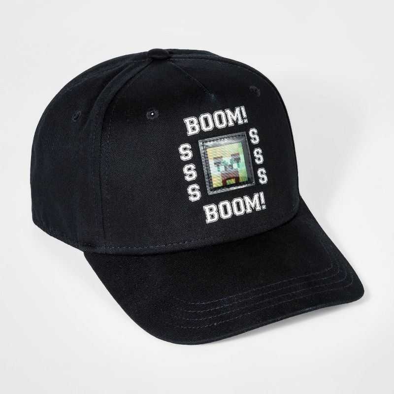 Boys' NASA Flat Brim Baseball Hat - Black