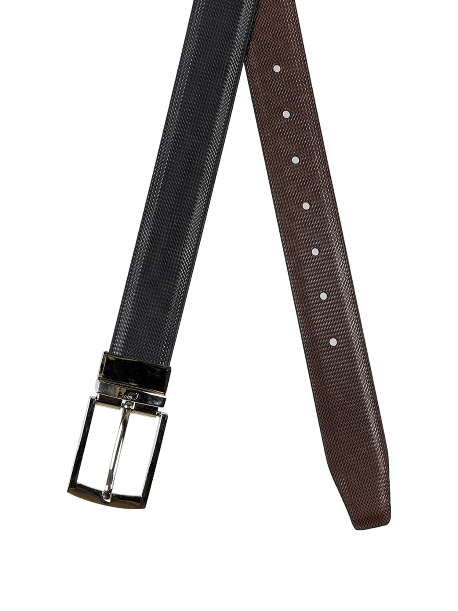 Kara Black & Brown Reversible Belt for Men