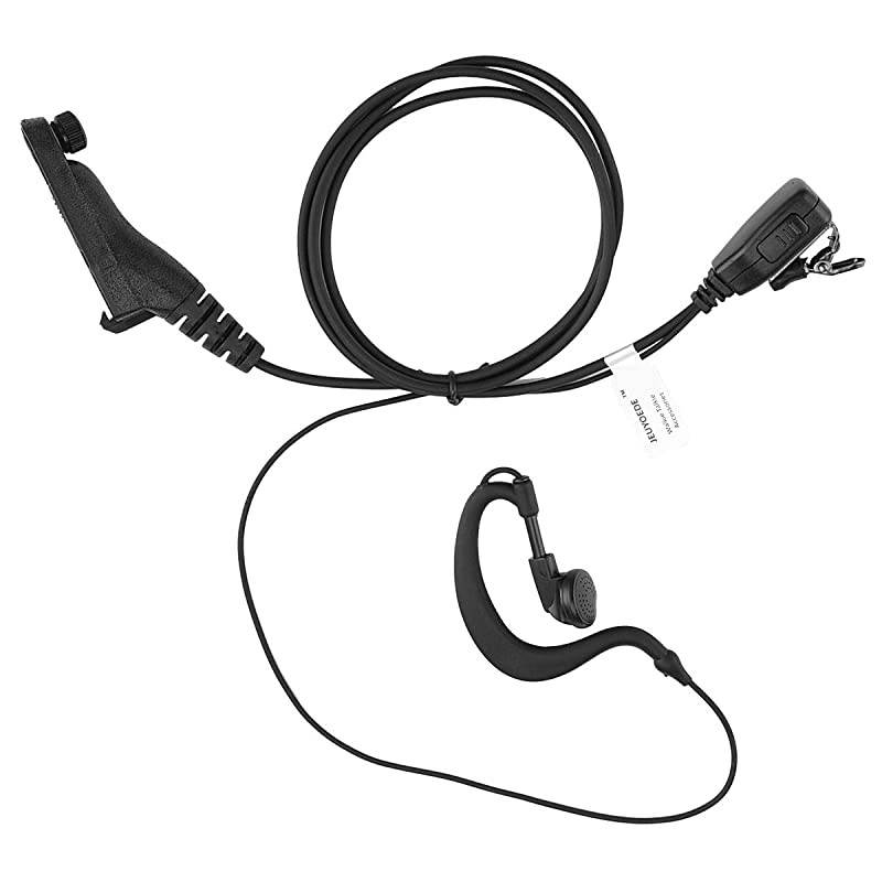 XPR 6550 APX 7000 G Shape Earpiece Headset with Mic PTT Compatible with Motorola XPR 6350 6580 7550 7350 7550e 7580e MTP850 Two Way Radio