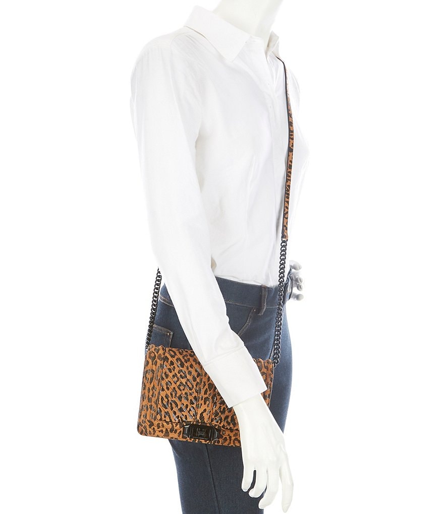 ZAC Zac Posen Belay Iridescent Saddle Crossbody Bag