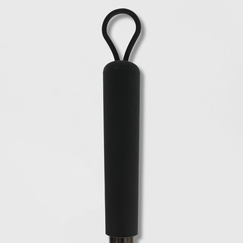 Deluxe Aluminum Handle Toilet Brush with Fully Removable Liner White - Bath Bliss