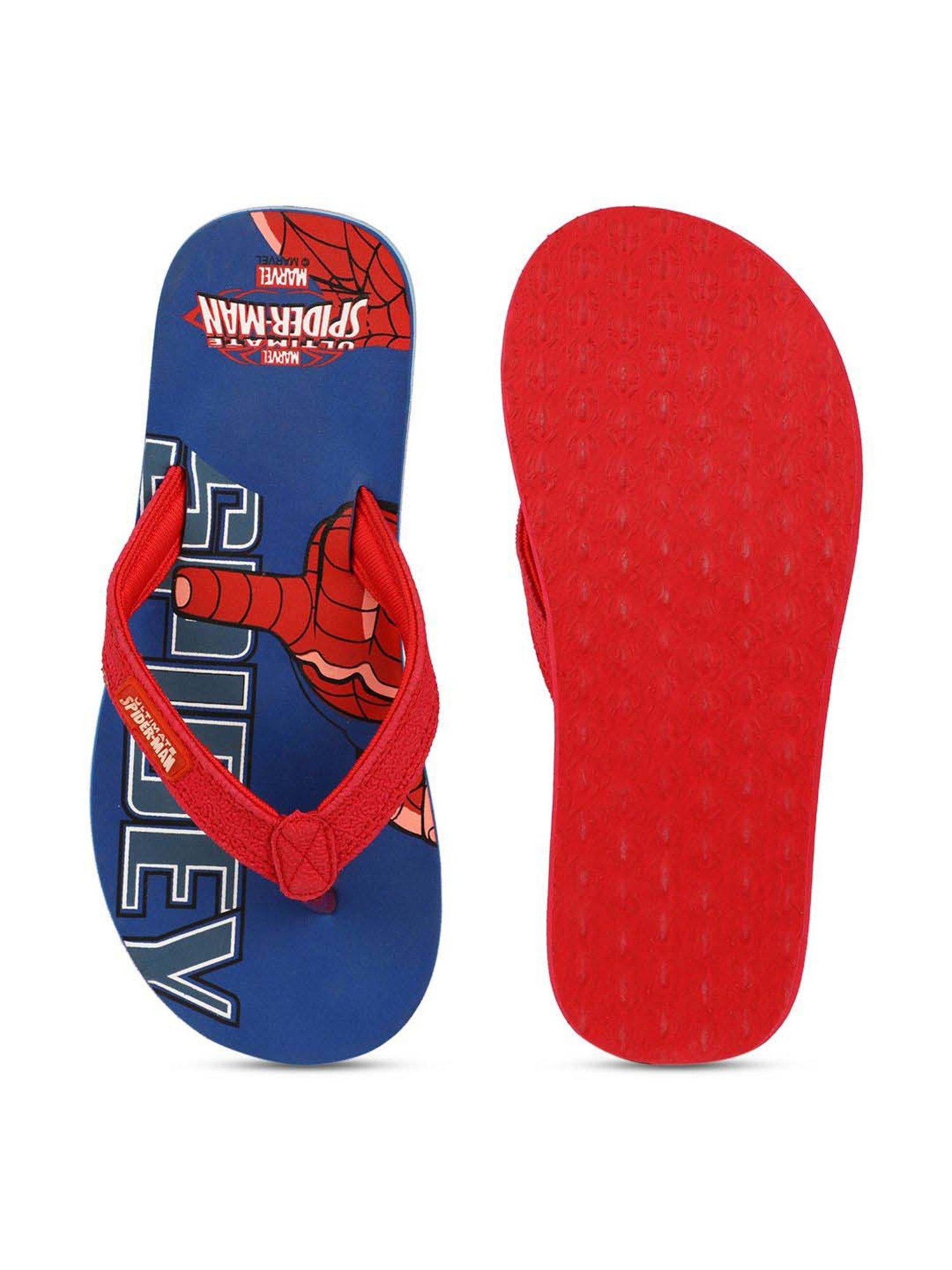 Disney by Bata Kids Red & Blue Flip Flops