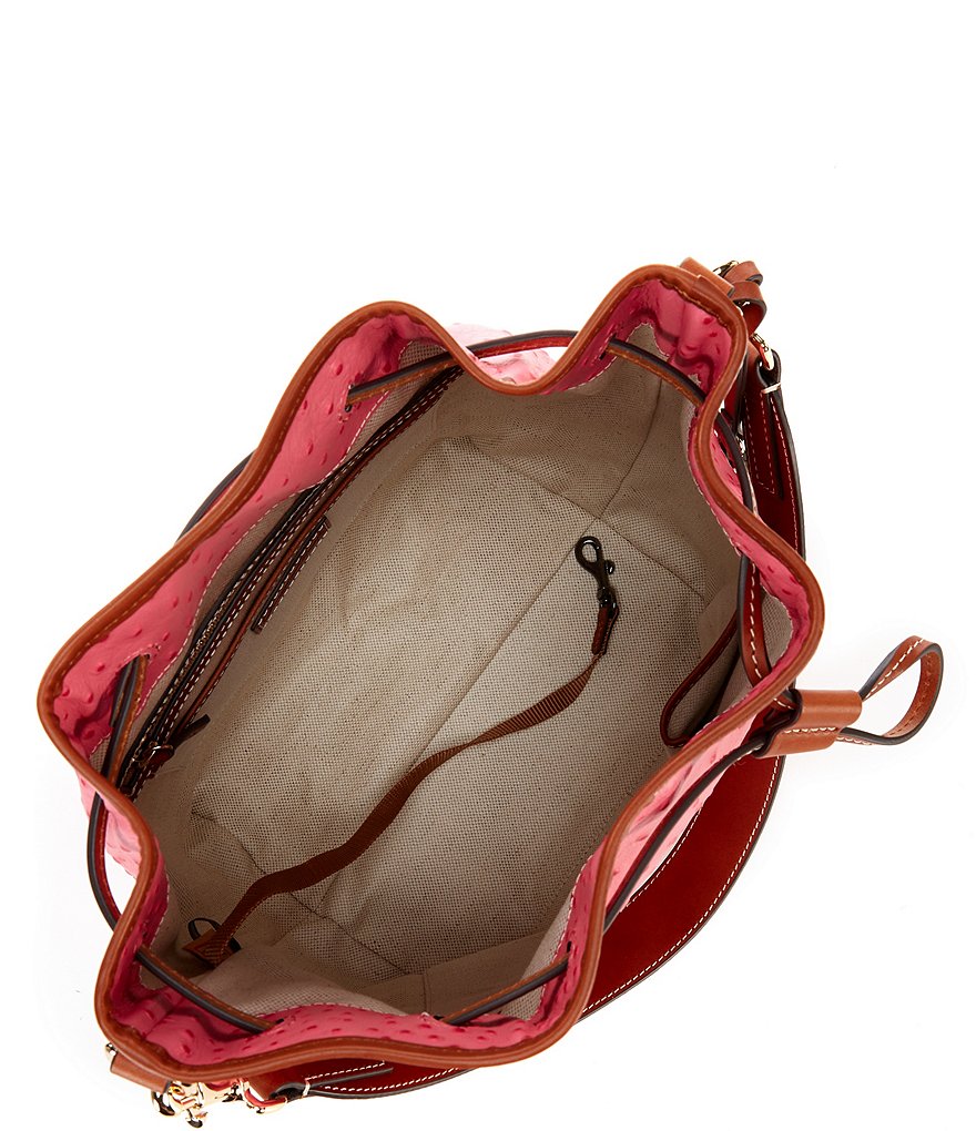 Dooney & Bourke Saffiano Collection Drawstring Bucket Bag
