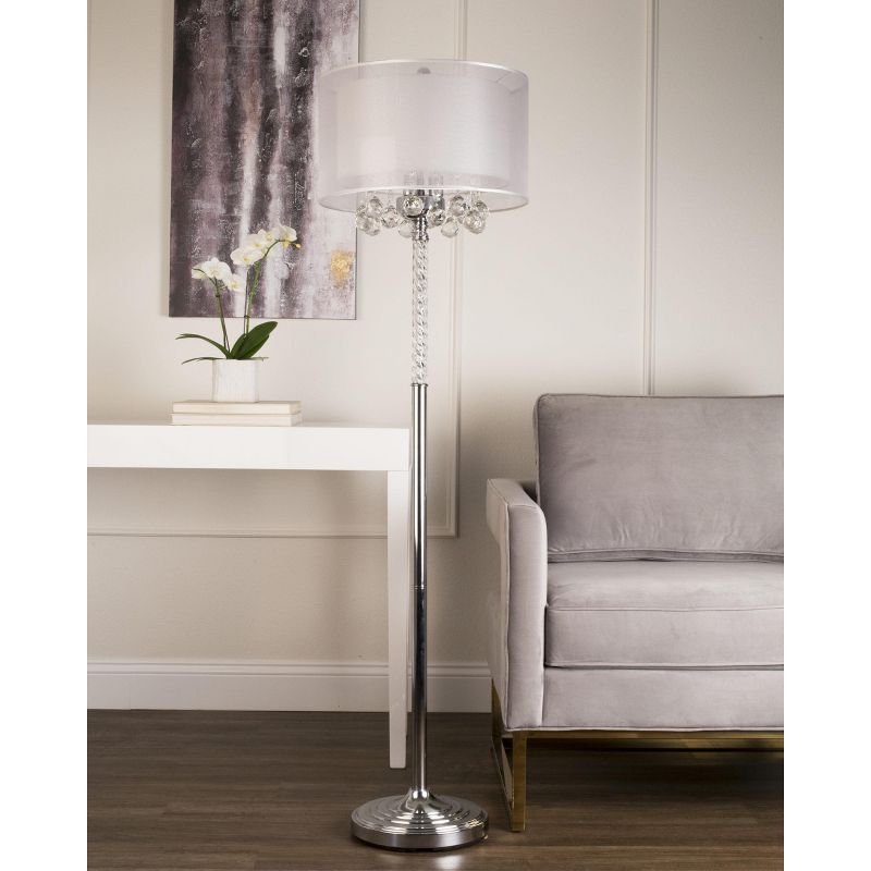 OK Lighting 62.5"H Moiselle Floor Lamp