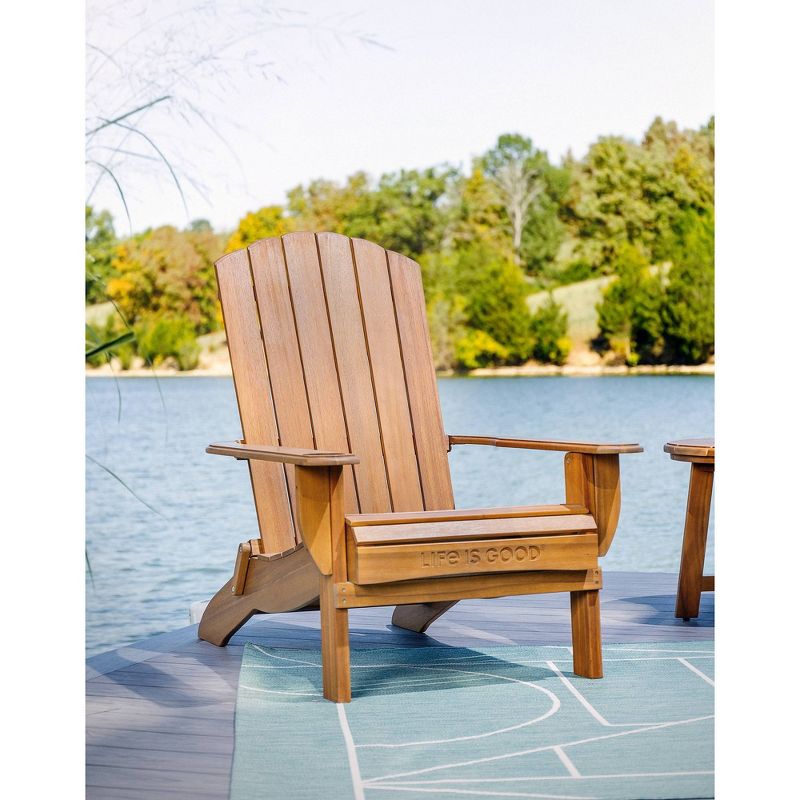 Adirondack Folding Chair Natural - Life is Good