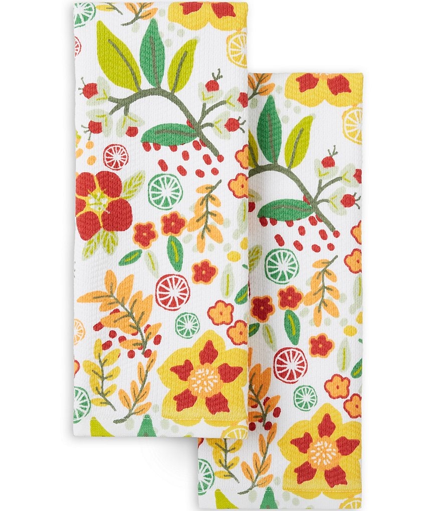 kate spade new york Spade Flower 2-Piece Dish Towel