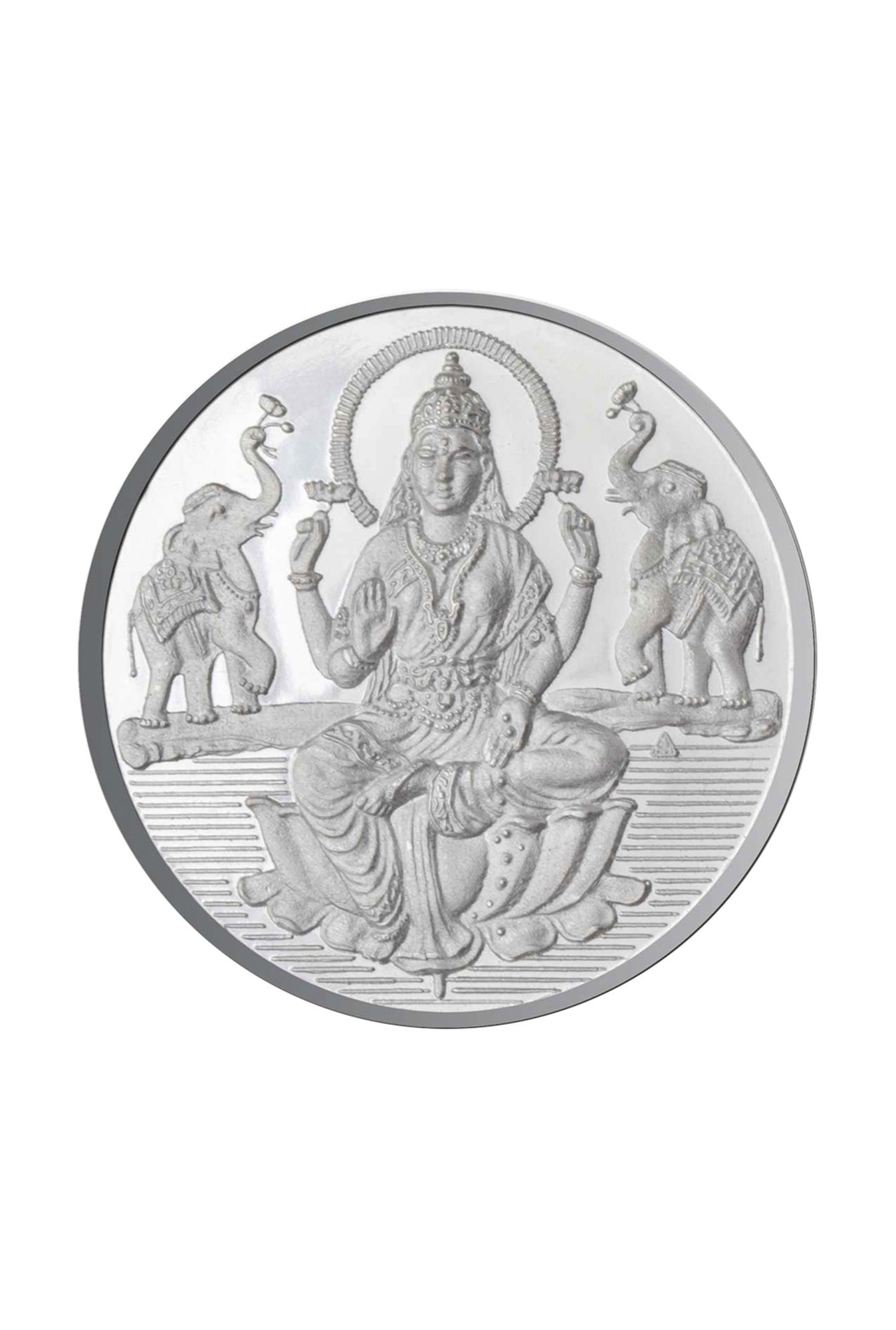 Sri Jagdamba Pearls Lakshmi 999 Silver 10gm Silver Coin