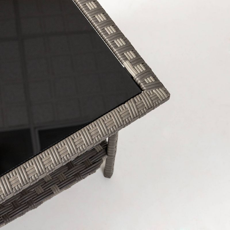 4pc Jareth Wicker Patio Set - Balkene Home