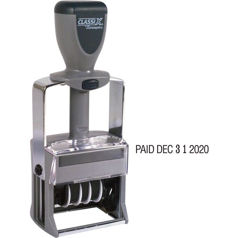 Xstamper Self-Inking Dater 12 Phrase Dater 40140