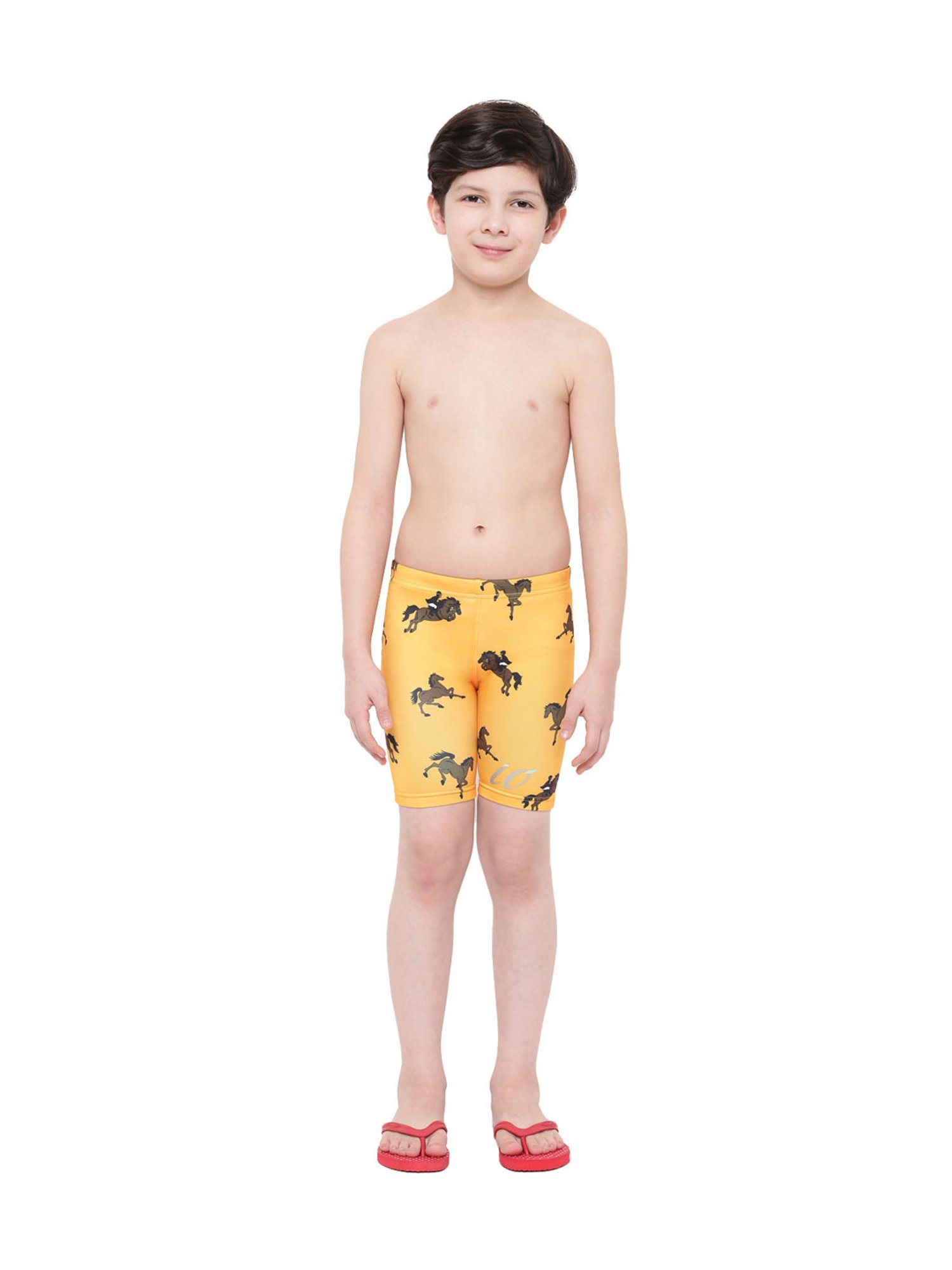 IO Kids Yellow Printed Jammers