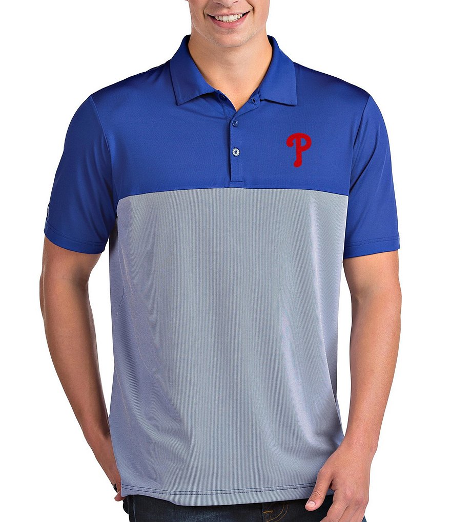 Antigua MLB National League Venture Short-Sleeve Polo Shirt