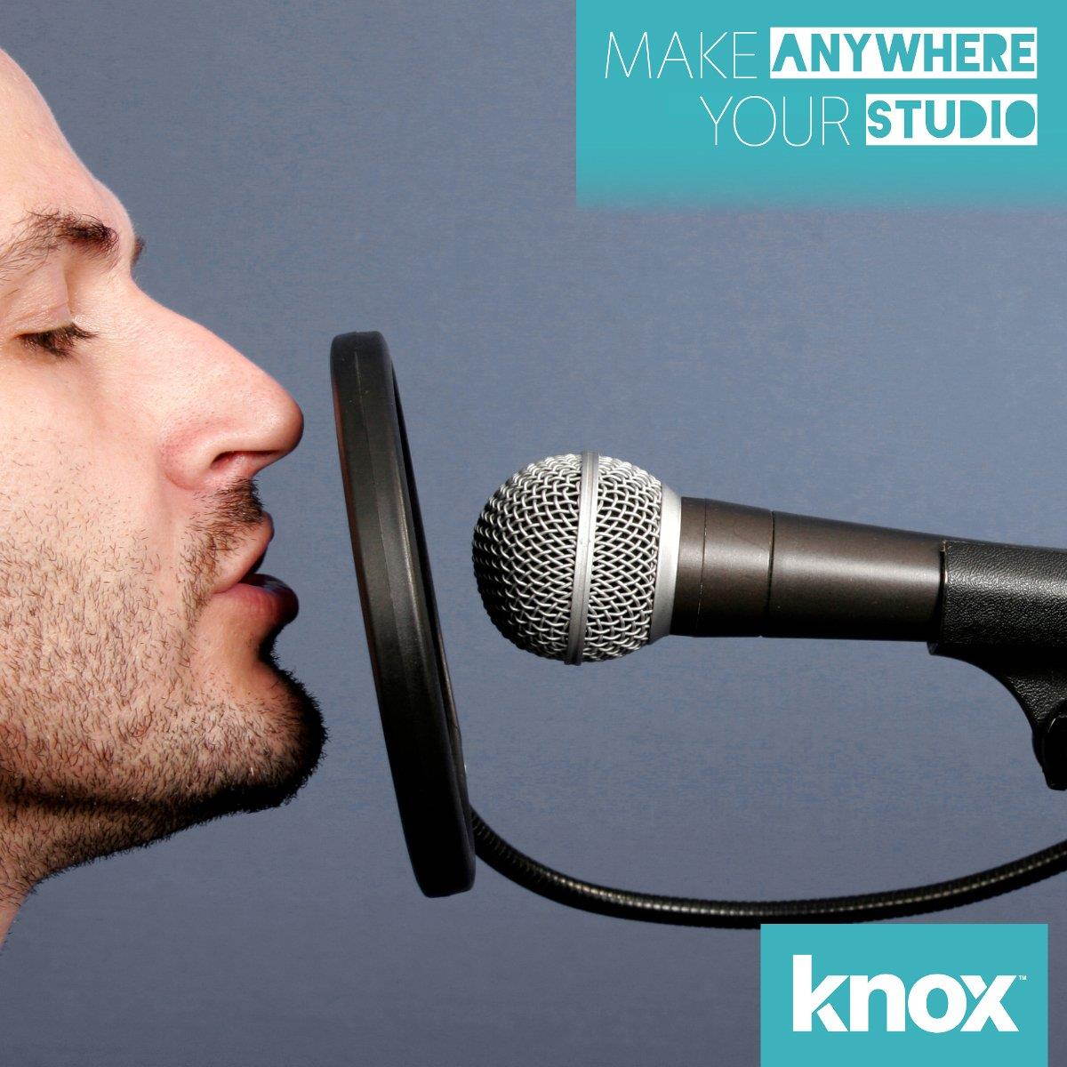 Knox Gear 38" Microphone Studio Stand for Yeti and Snowball Microphones