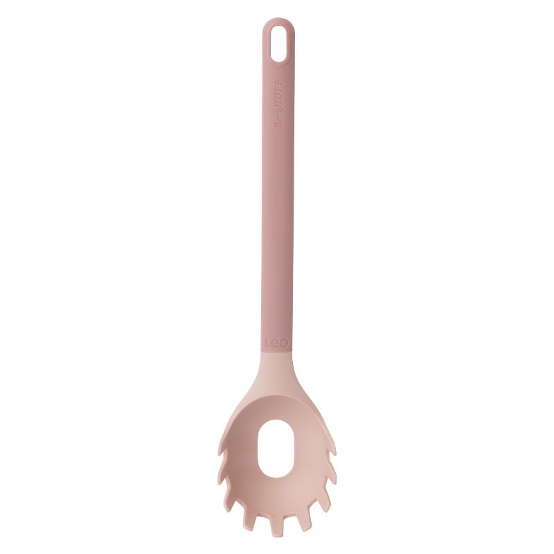 BergHOFF Leo 12.25" Silicone Pasta Spoon, Pink