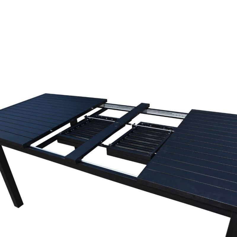 Circi 5pc Outdoor Dining Set - Black and Charcoal - CosmoLiving by Cosmoplitan