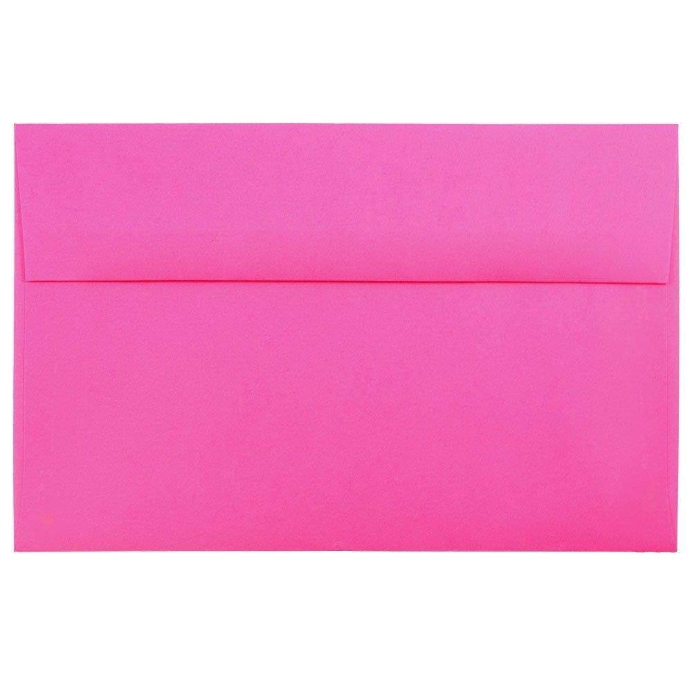 JAM PAPER A10 Colored Invitation Envelopes - 6 x 9 1/2 - Ultra Fuchsia Pink - 25/Pack