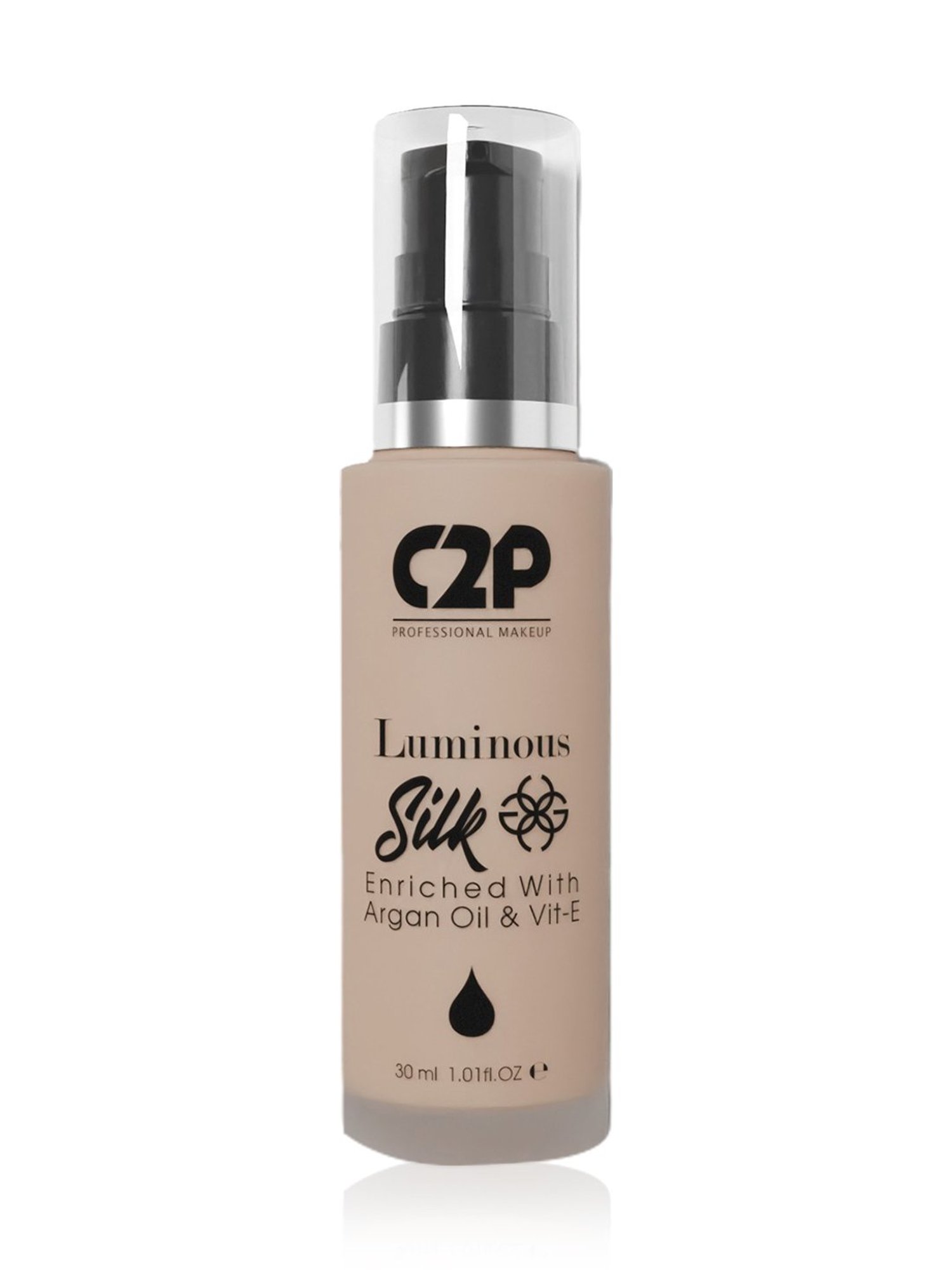 C2P PROFESSIONAL MAKEUP Luminous Silk Foundation Medium Tan 06 - 30 ml