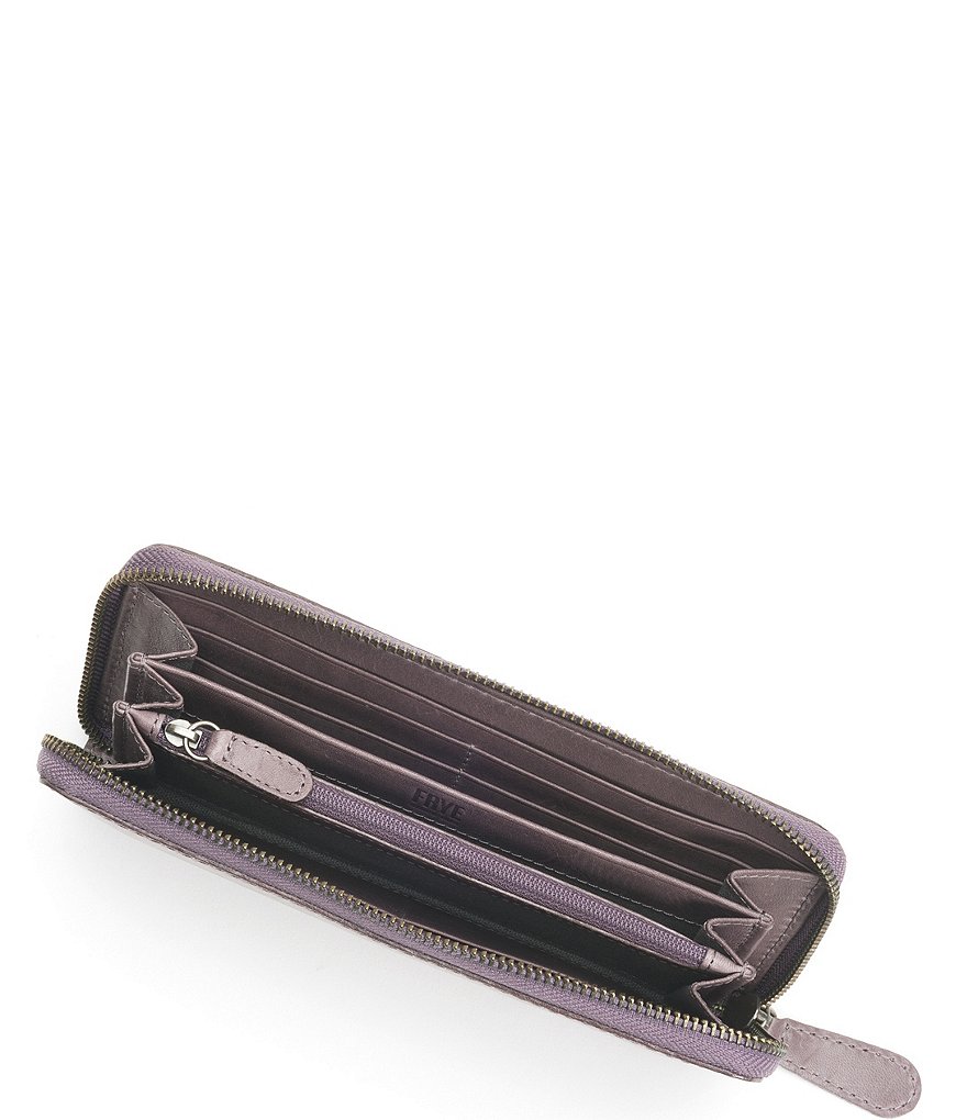 Frye Melissa Leather Zip Wallet