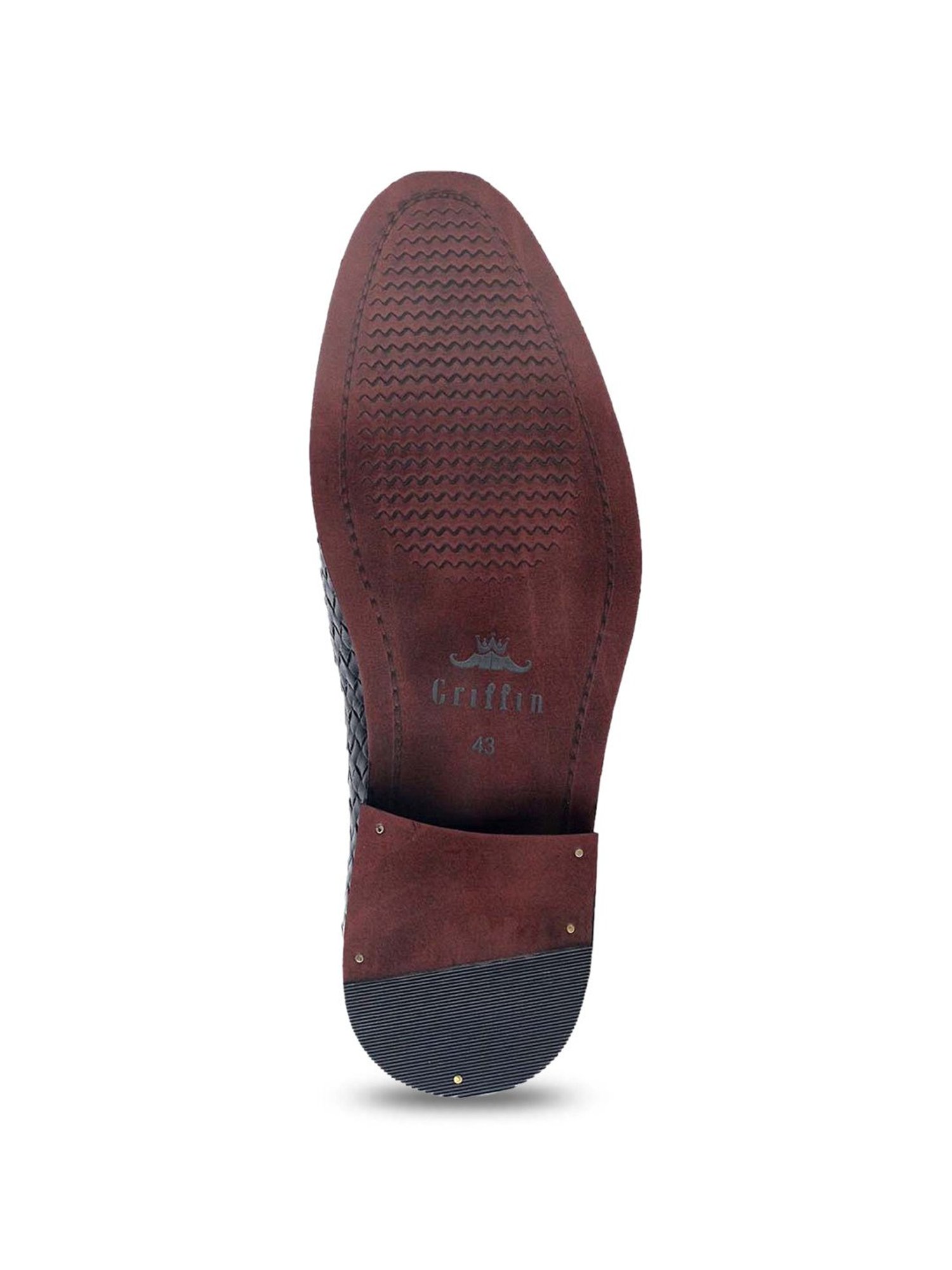 Griffin Men's Black Monk Shoes