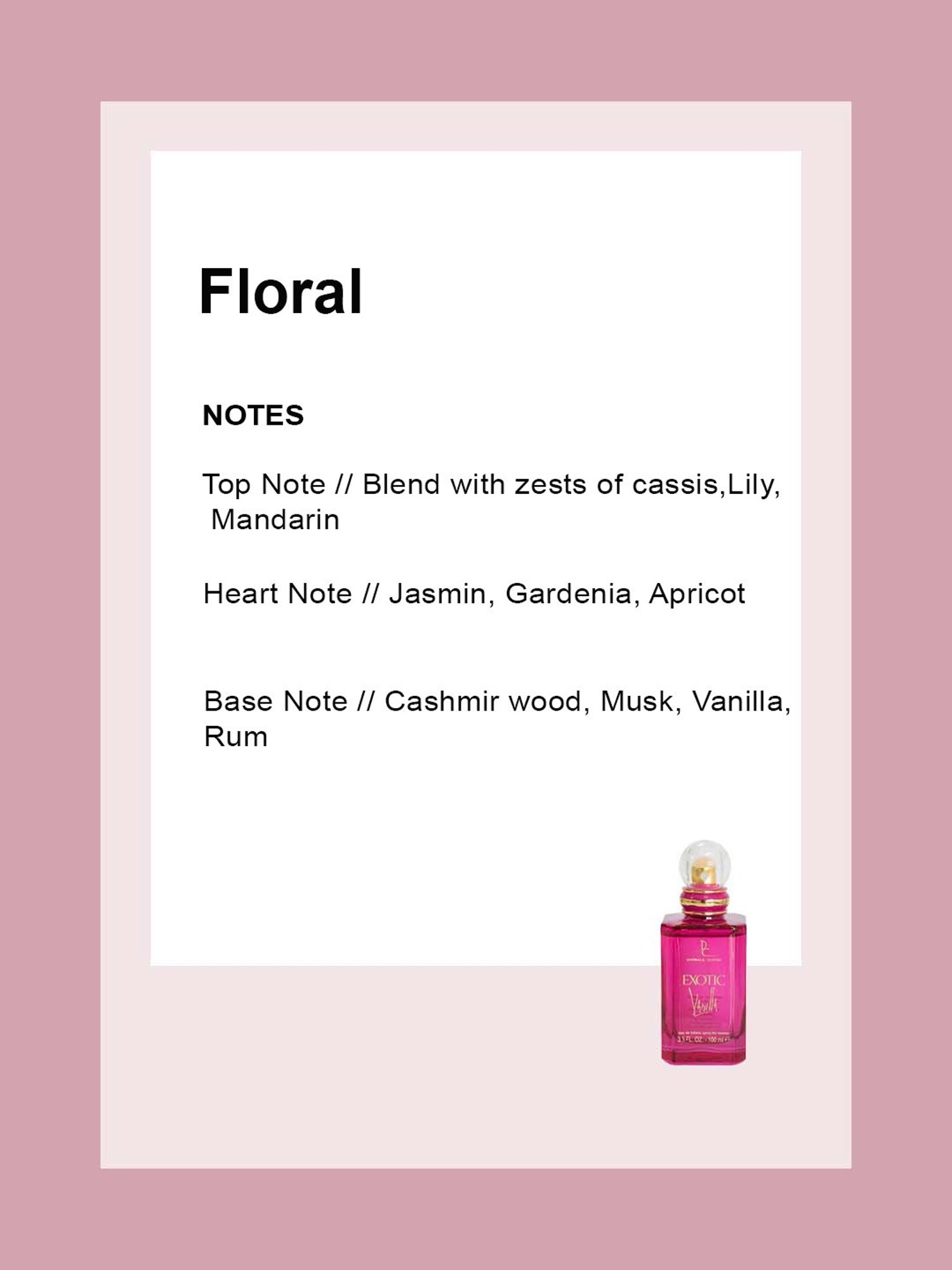 Dorall Collection Exotic Vanilla Eau de Toilette for Women - 100 ml