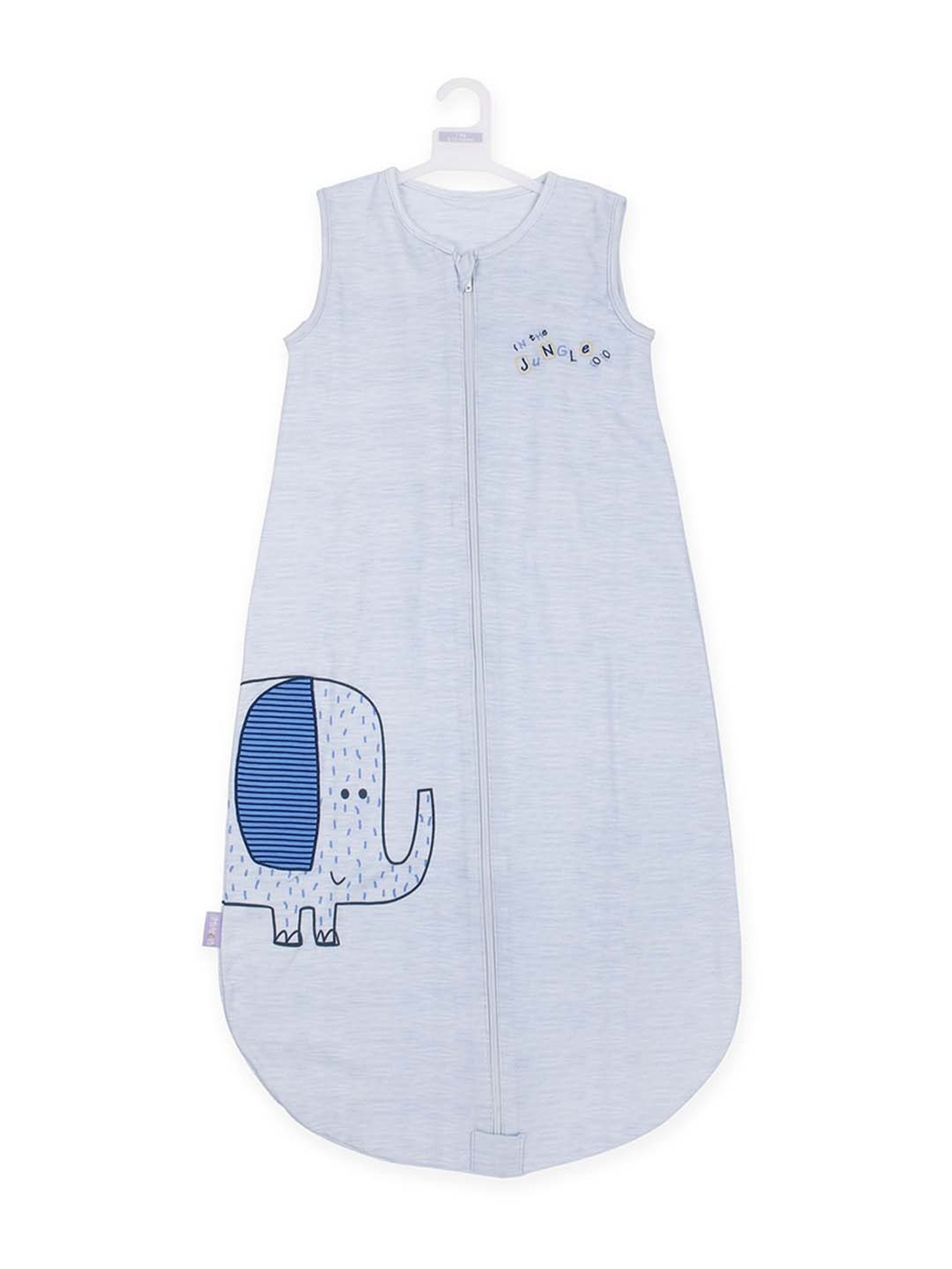 MiArcus Blue Cotton 210 GSM Sleeping Bag (0-6 Month) - Set of 1