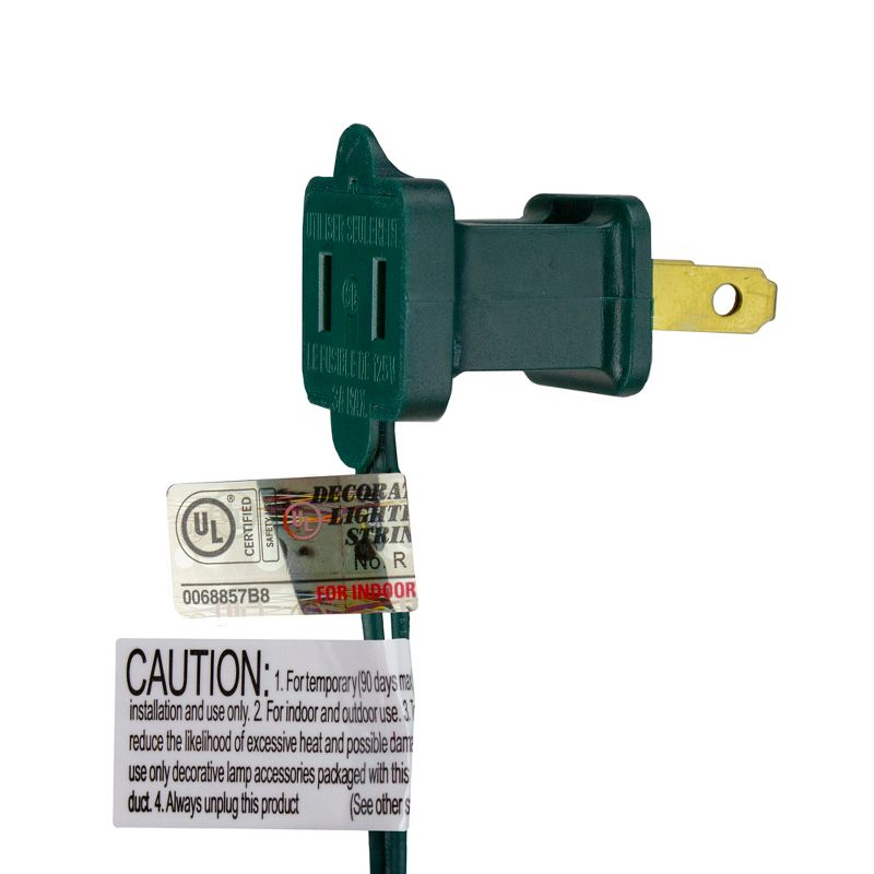 Brite Star 100ct Faceted LED C6 Christmas Lights Multi-Color - 33' Green Wire