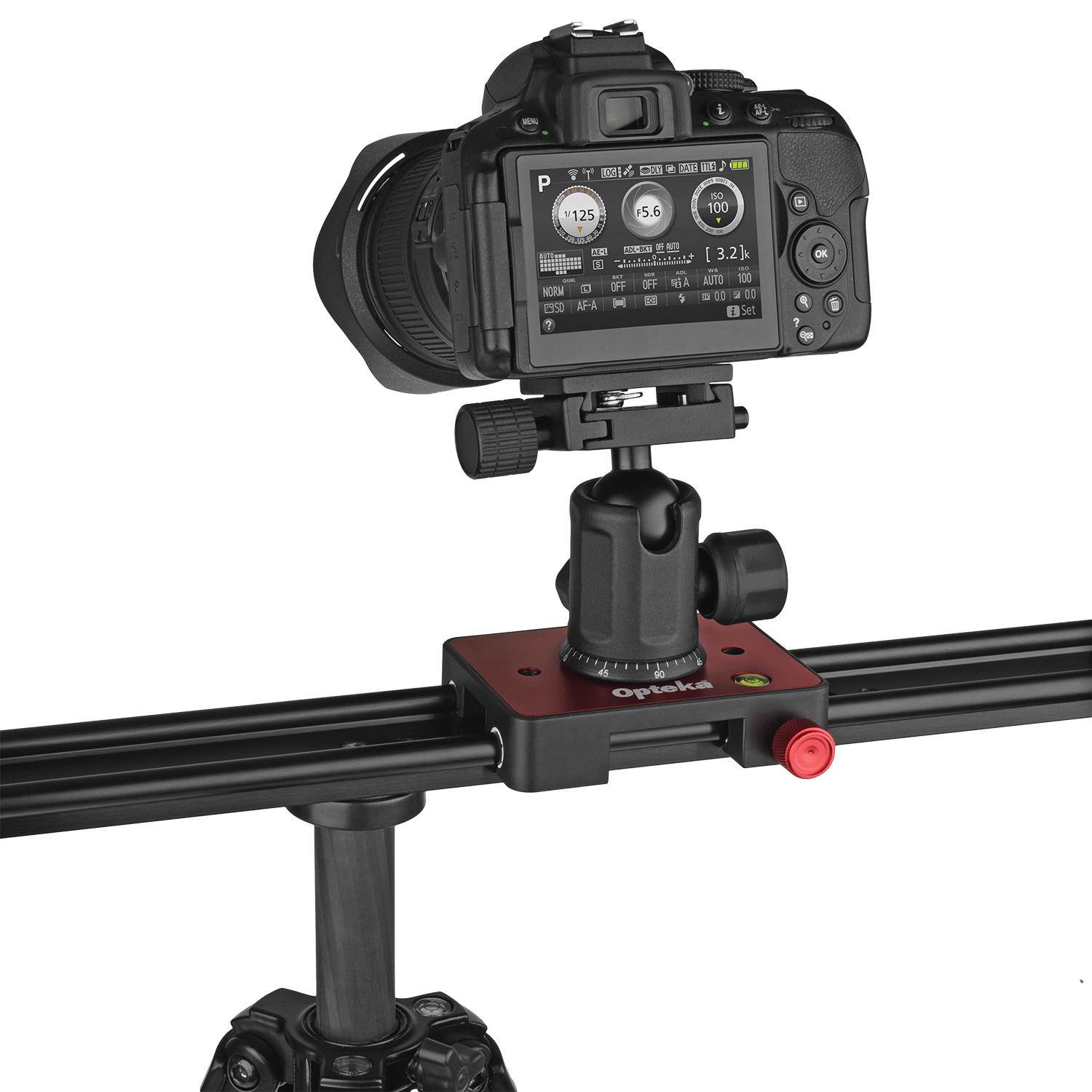 Opteka GLD-300 33" Camera Track Slider Video Stabilization System for Digital SLR Cameras and Camcorders