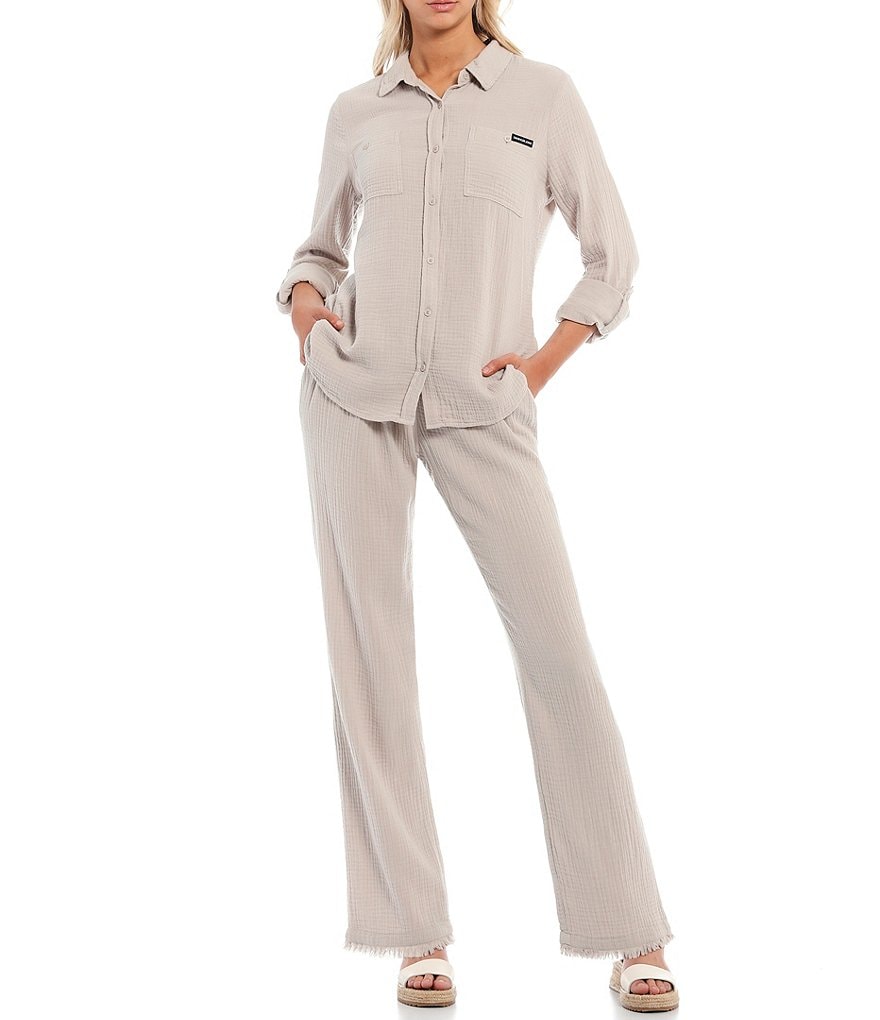 Antonio Melani Solid Belted High Neck Tankini Swim Top