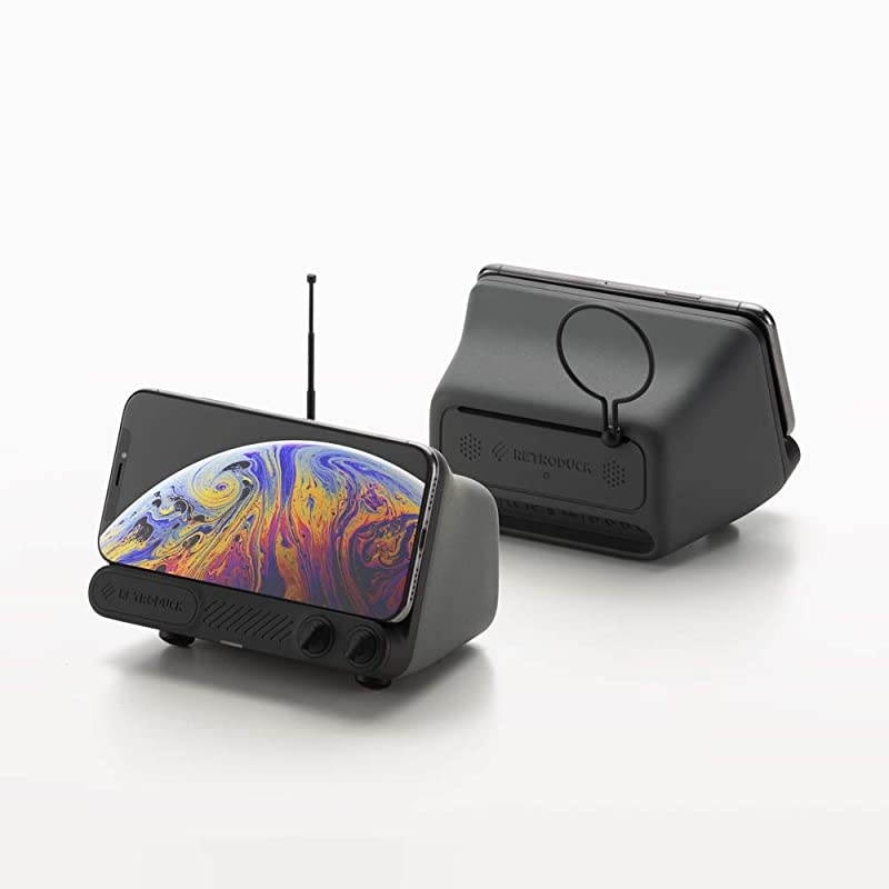 Q, [Qi Certified] 10W Fast Charge Wireless Charging Dock-Fast Wireless Charger for iPhone Xs, XS Max, XR, X, 8, 8 Plus, 11, 11 pro, SE 2020 (Compatible w/Samsung, LG, Sony, More) Carmine Red