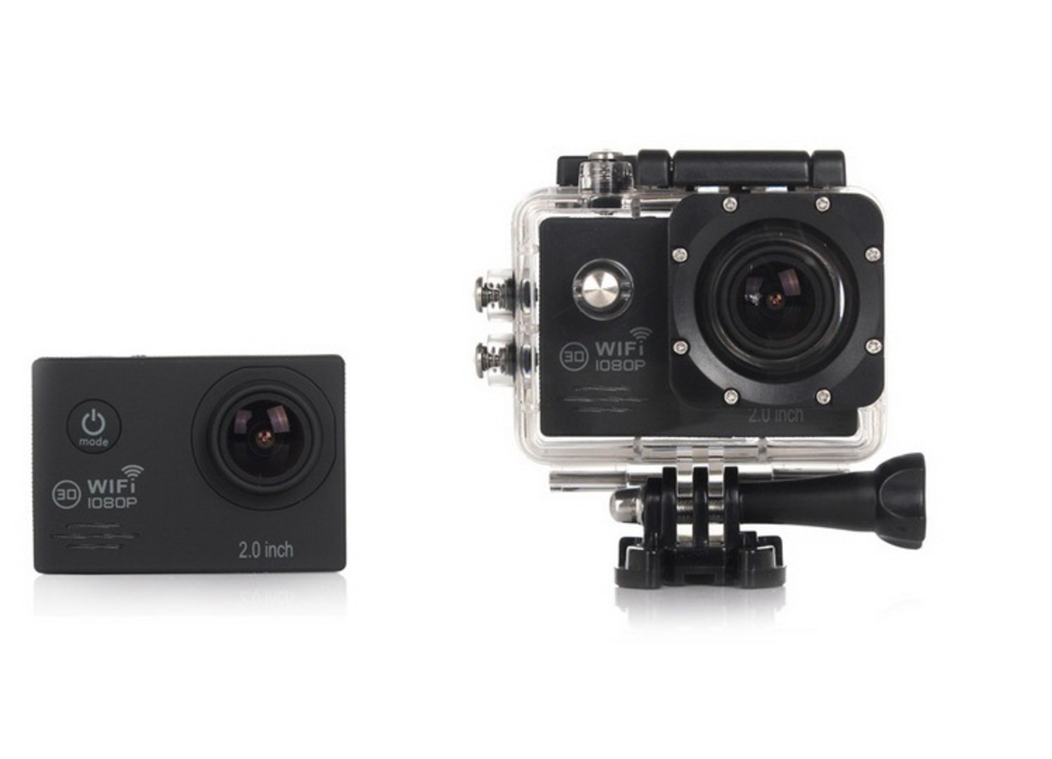 SJ7000 Sports Waterproof Camera 1080P 12M HD Helmet Motorcycle Underwater Cam - 170 Wide Angle Lens - 2.0 LCD - 4X Zoom