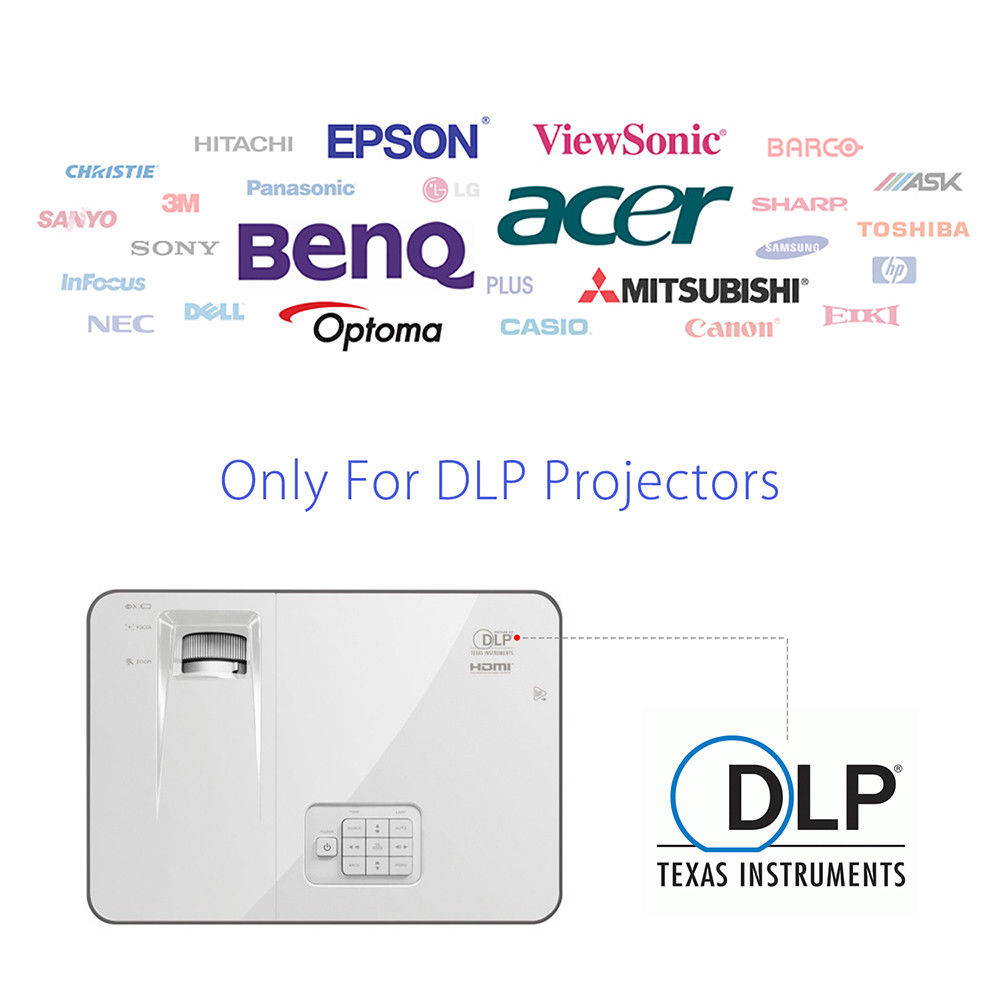 2x JX-30 3D Active Shutter Glasses DLP-Link USB Blue For Optoma BenQ Acer Sharp