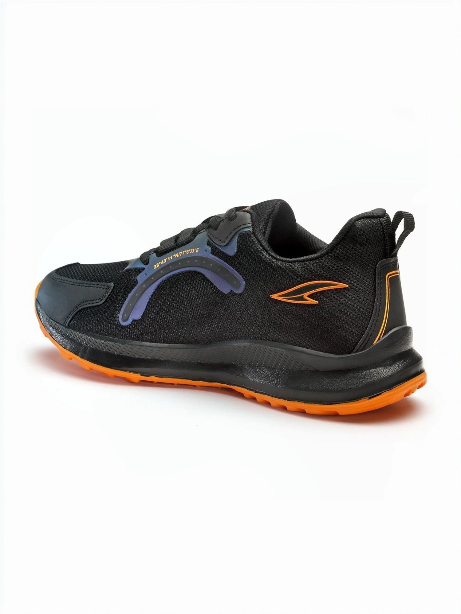Asian Men's Black Running Shoes