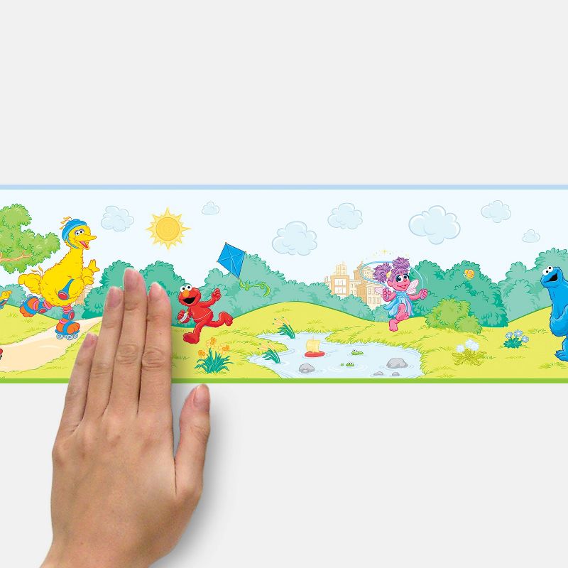 Sesame Street Peel and Stick Wallpaper Border - RoomMates