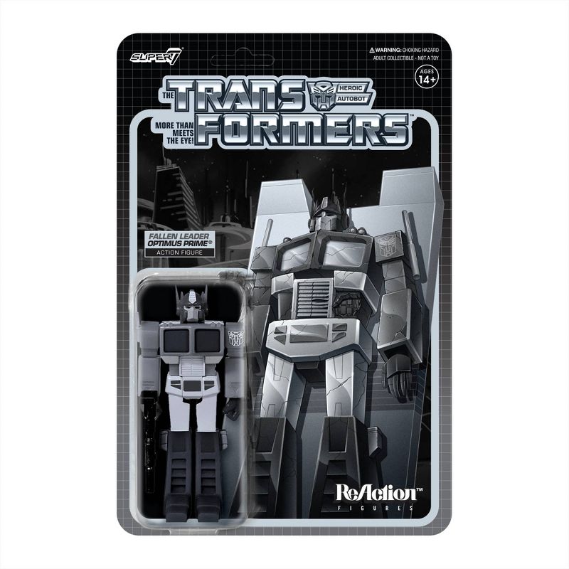 Super7 Transformers Optimus Prime Figure - Exclusive Black & White